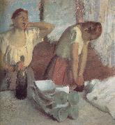 Edgar Degas Ironing clothes works oil painting reproduction